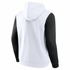 Utah Jazz Attack Colorblock Pullover Hoodie White/Black