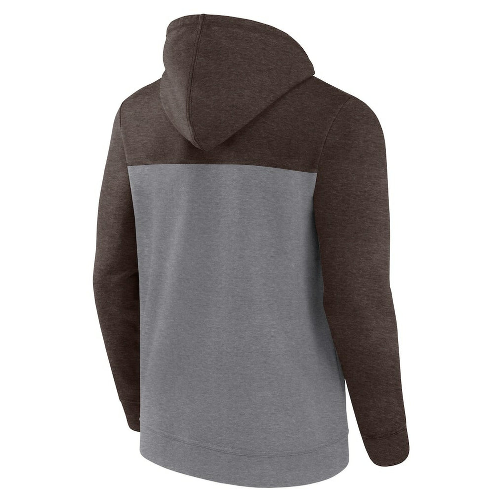 Cleveland Browns Down and Distance Full-Zip Hoodie Heather Gray