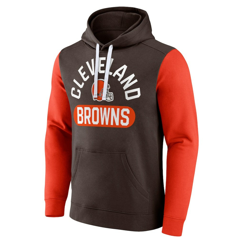 Cleveland Browns Extra Point Pullover Hoodie Brown