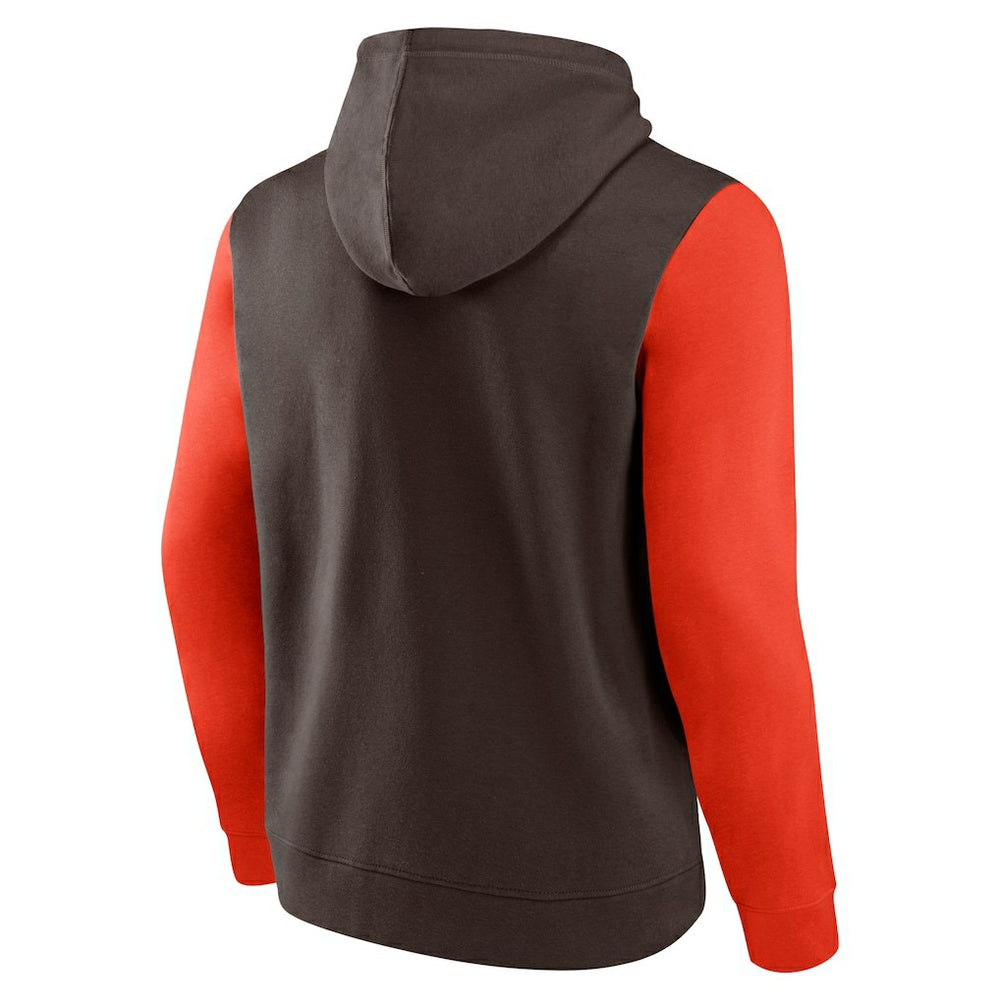 Cleveland Browns Extra Point Pullover Hoodie Brown
