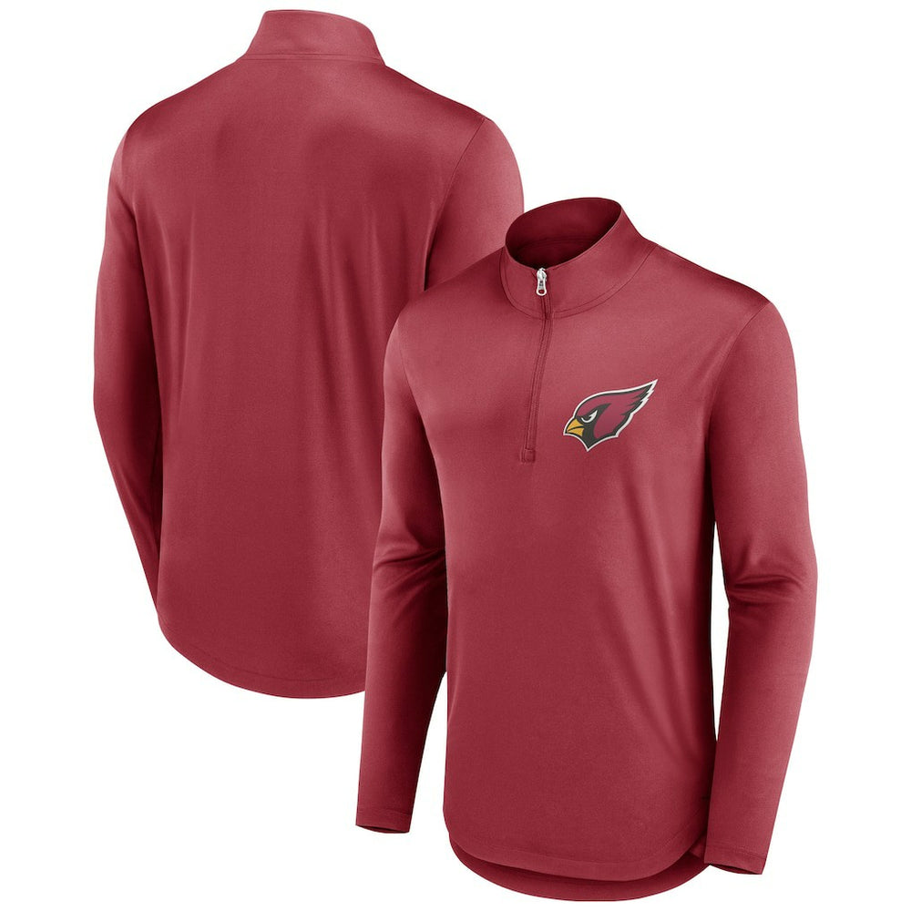 Arizona Cardinals Tough Minded Quarter-Zip Top Cardinal