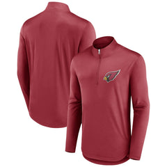 Arizona Cardinals Tough Minded Quarter-Zip Top Cardinal