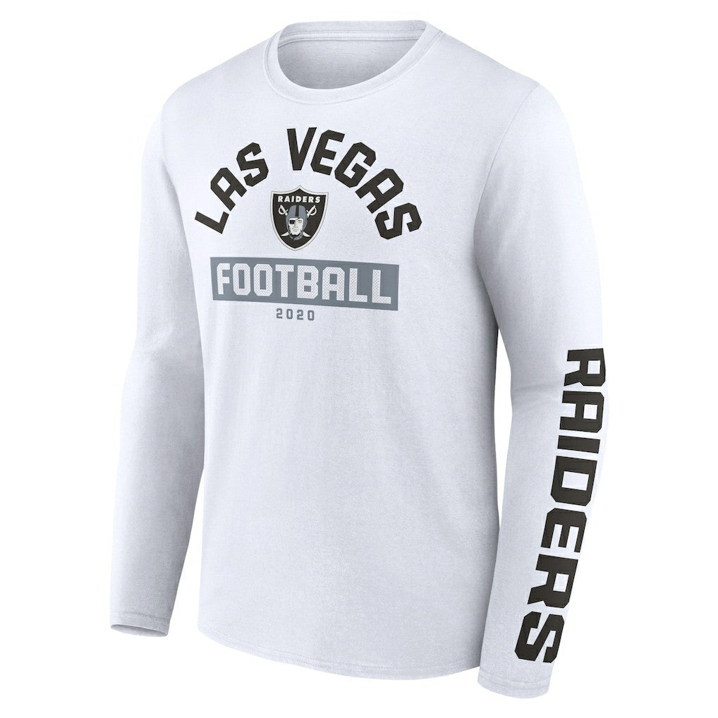 Las Vegas Raiders Long and Short Sleeve Two-Pack T-Shirt Black/White