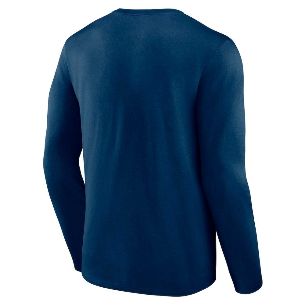 NHL Seattle Kraken Fanatics Skate Or Die Long Sleeve T-Shirt - Deep Sea Blue