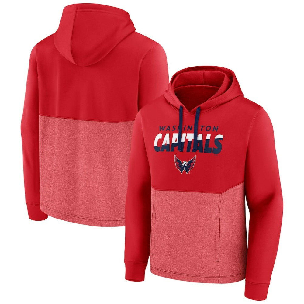 NHL Washington Capitals Fanatics Slash Attack Pullover Hoodie - Red
