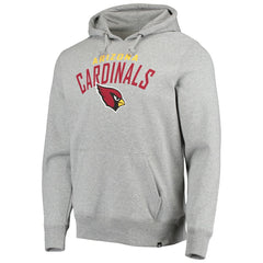 Arizona Cardinals '47 Outrush Headline Pullover Hoodie Heathered Gray