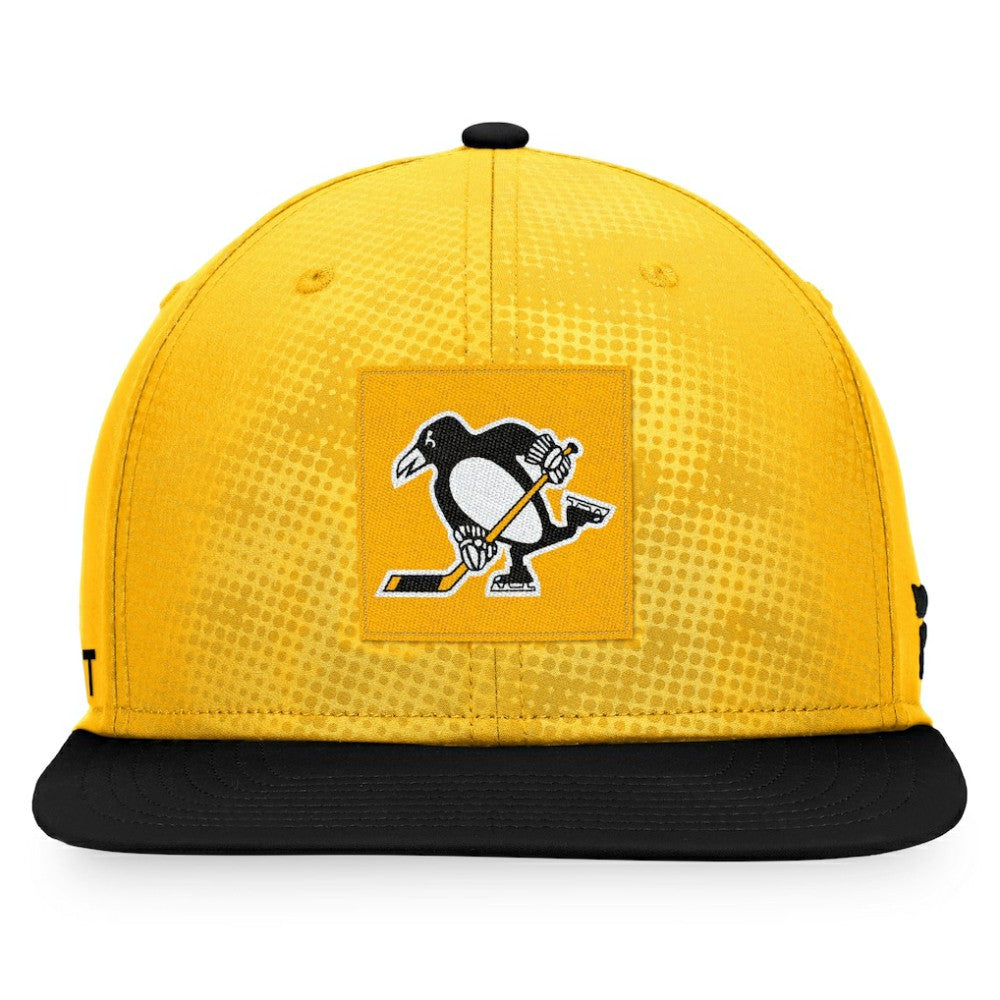 NHL Pittsburgh Penguins Fanatics Authentic Pro Alternate Logo Snapback Hat - Gold/Black