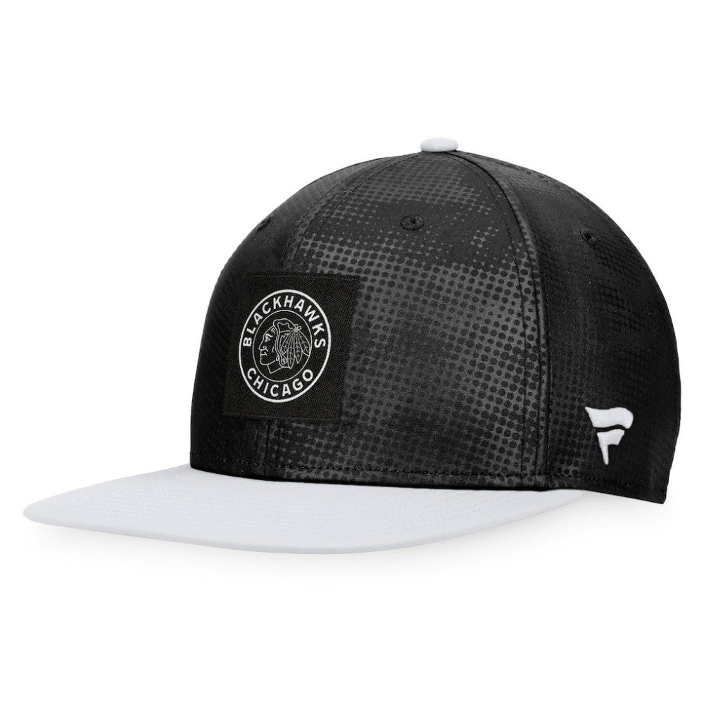 NHL Chicago Blackhawks Fanatics Authentic Pro Alternate Logo Snapback Hat - Black/White