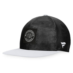 NHL Chicago Blackhawks Fanatics Authentic Pro Alternate Logo Snapback Hat - Black/White