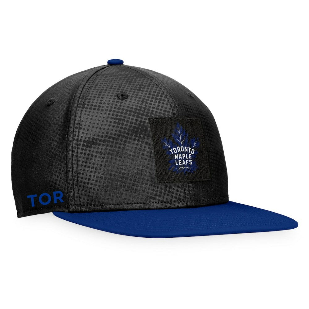 NHL Toronto Maple Leafs Fanatics Authentic Pro Alternate Logo Snapback Hat - Black/Blue
