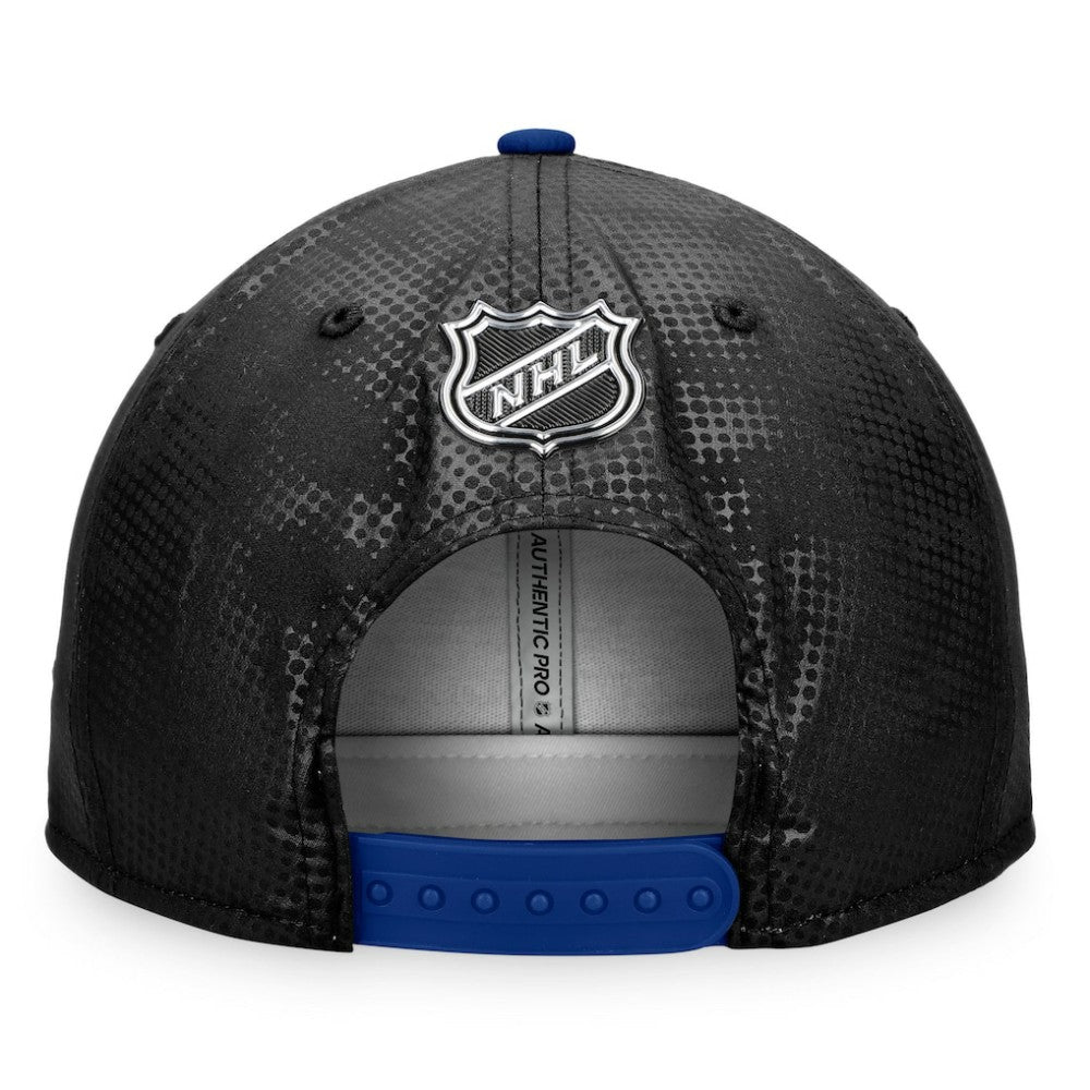 NHL Toronto Maple Leafs Fanatics Authentic Pro Alternate Logo Snapback Hat - Black/Blue