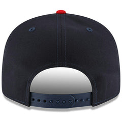 Cleveland Guardians New Era Team Color 9FIFTY Snapback Adjustable Hat - Navy/Red Hats