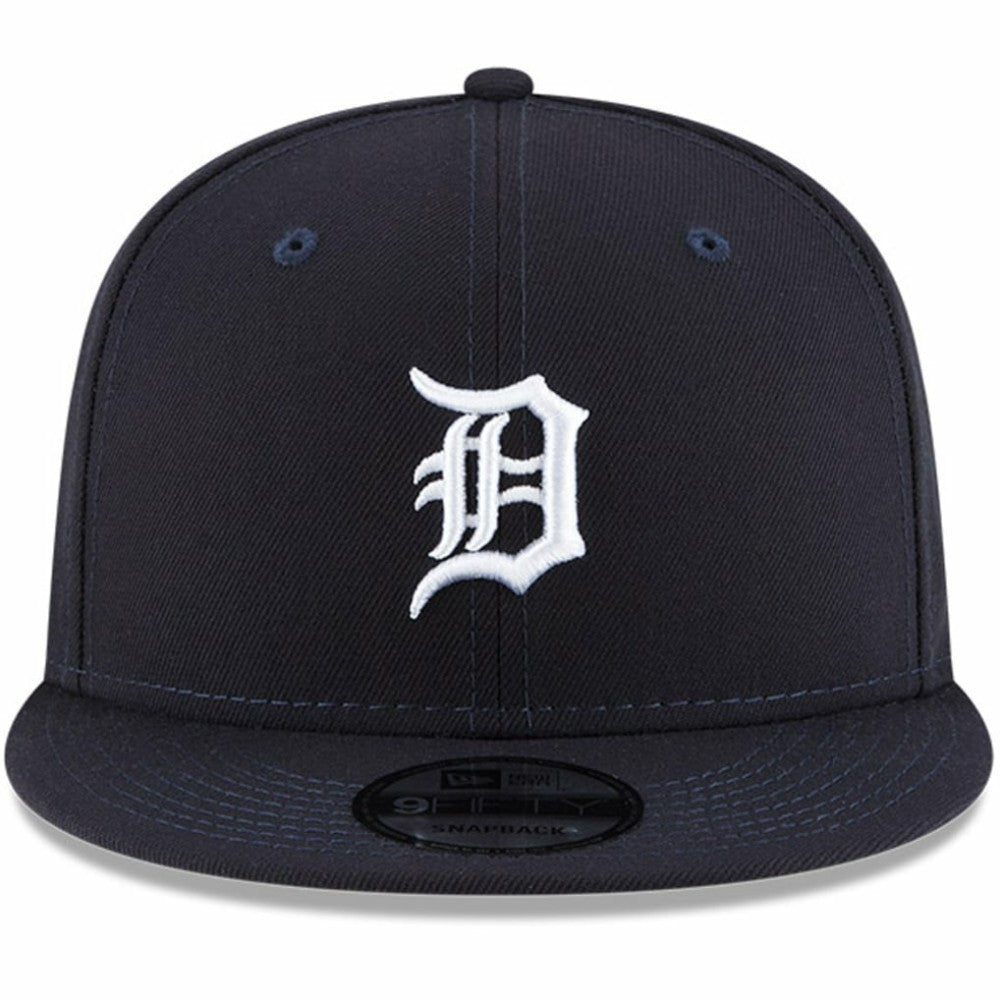 Detroit Tigers New Era Logo Team Color 9FIFTY Snapback Hat - Navy Hats