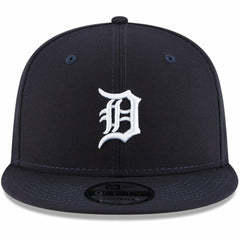 Detroit Tigers New Era Logo Team Color 9FIFTY Snapback Hat - Navy Hats