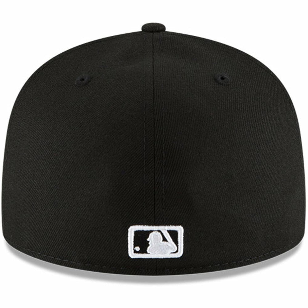 Detroit Tigers New Era Logo 59FIFTY Fitted Hat - Black Hats