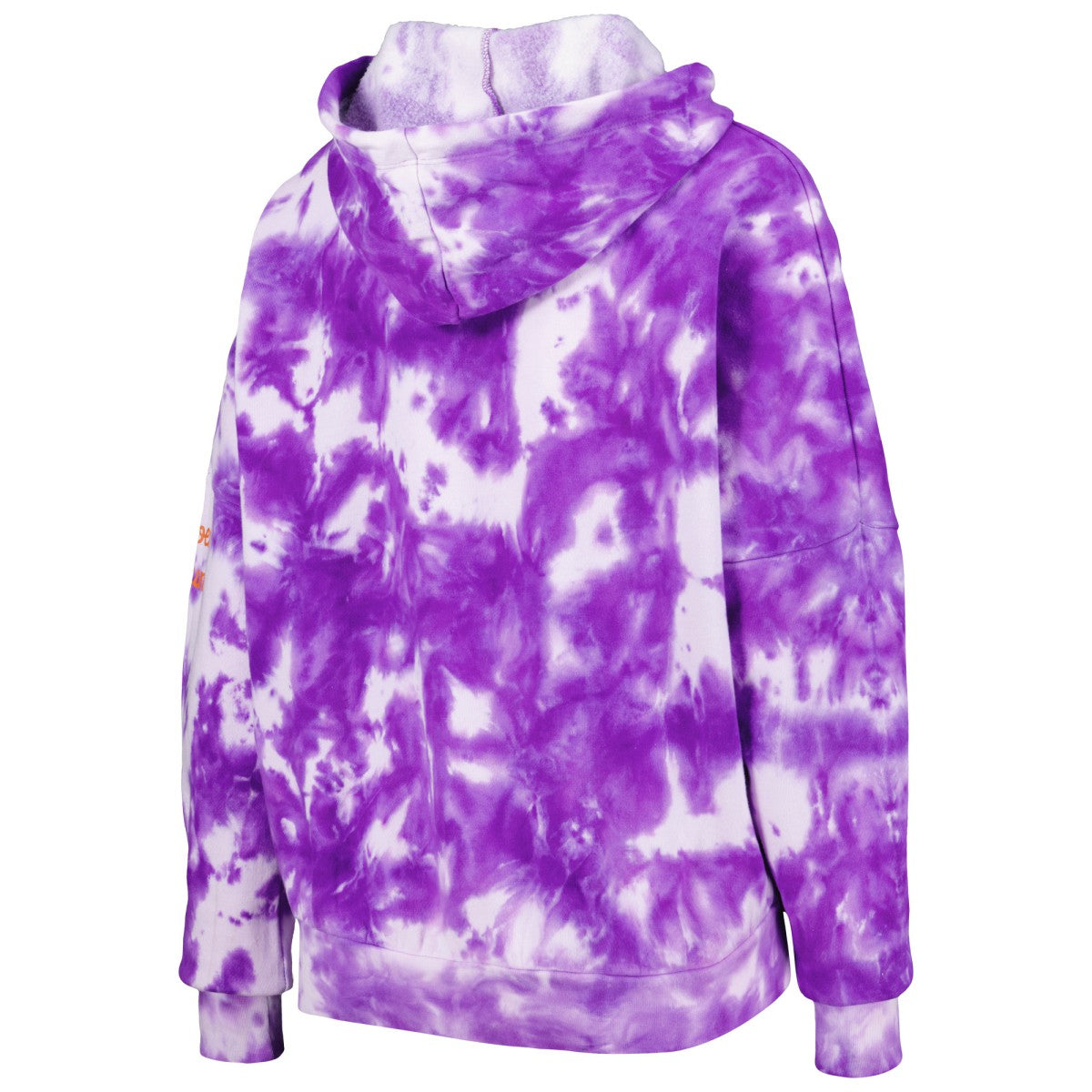 Phoenix Suns Women's Brushed Cotton Tie-Dye Pullover Hoodie Purple