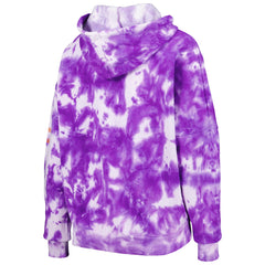 Phoenix Suns Women's Brushed Cotton Tie-Dye Pullover Hoodie Purple