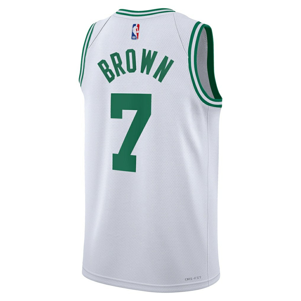 Jaylen Brown Boston Celtics Unisex Swingman Jersey Association Edition White
