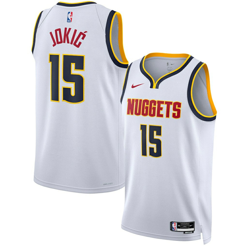 Nikola Jokic Denver Nuggets Unisex Swingman Jersey Association Editi- White