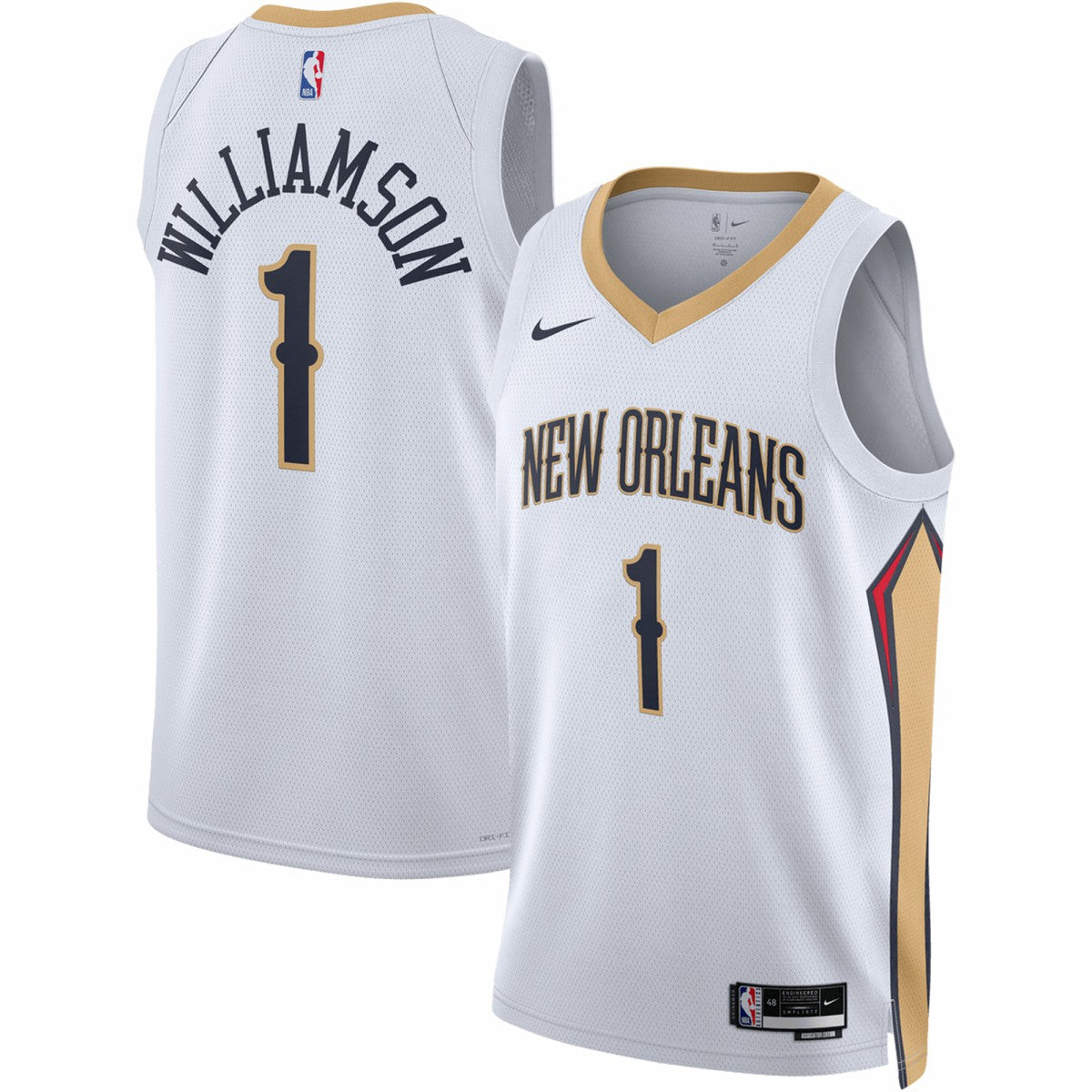 Zion Williamson New Orleans Pelicans Unisex Swingman Jersey Association Edition White