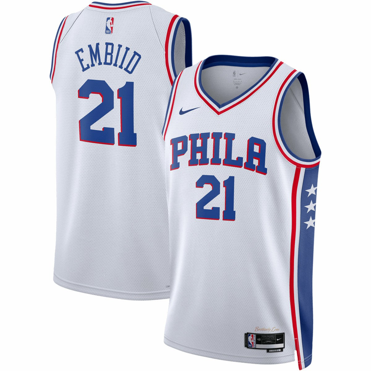 Joel Embiid Philadelphia 76ers Unisex Swingman Jersey Association Edition White