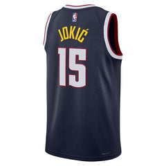 Nikola Jokic Denver Nuggets Unisex Swingman Jersey Icon Editi- Navy
