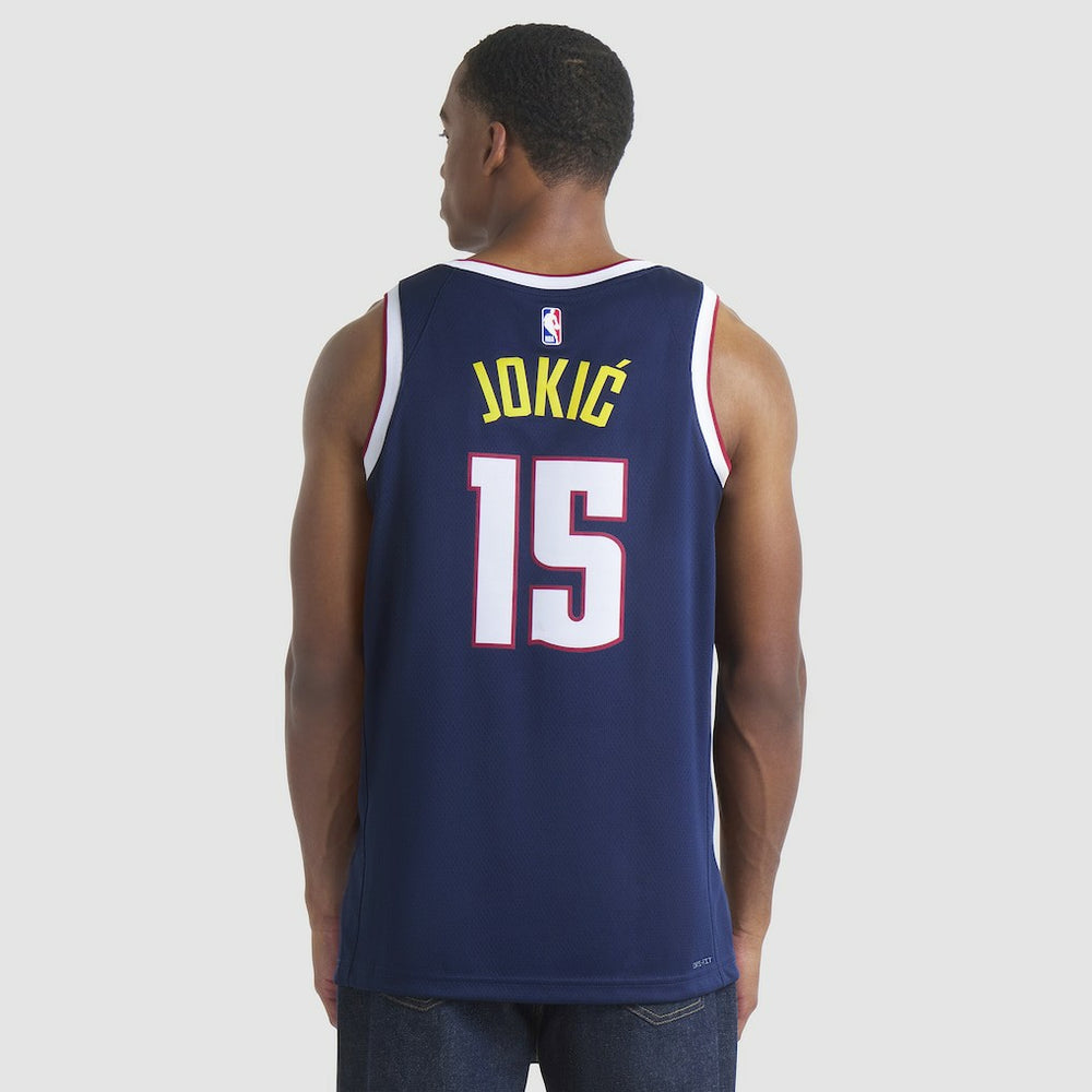 Nikola Jokic Denver Nuggets Unisex Swingman Jersey Icon Editi- Navy