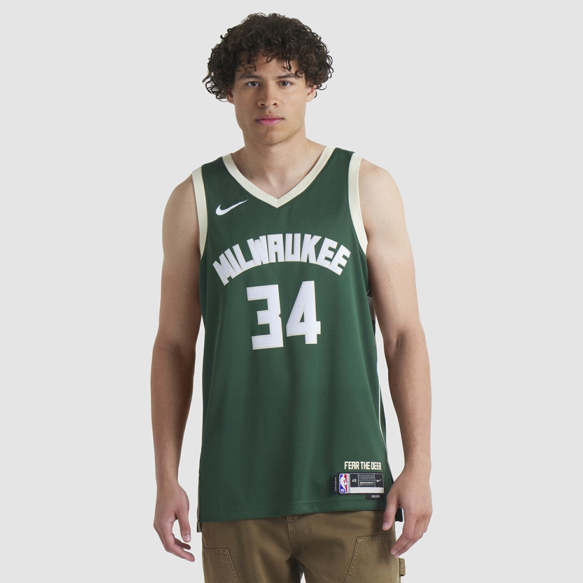 Giannis Antetokounmpo Milwaukee Bucks Unisex Swingman Jersey Icon Edition Hunter Green