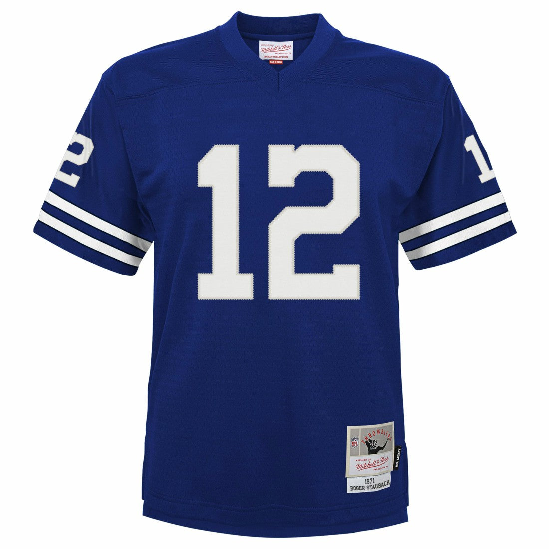 Roger Staubach Dallas Cowboys Preschool 1971 Retired Player Legacy Jersey Navy