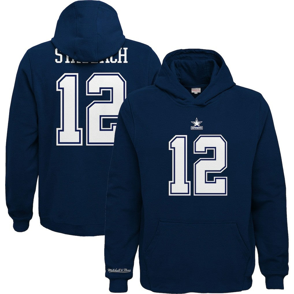 Dallas Cowboys Youth Retired Player Name & Number Pullover Hoodie Navy