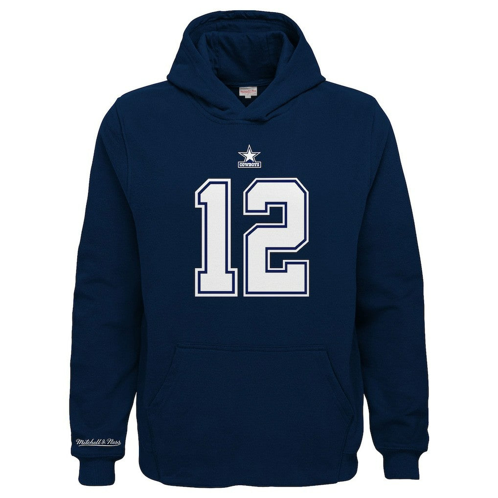 Dallas Cowboys Youth Retired Player Name & Number Pullover Hoodie Navy