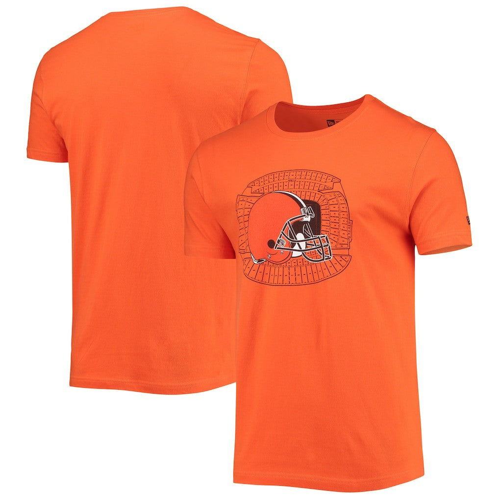 Cleveland Browns New Era Stadium T-Shirt Orange