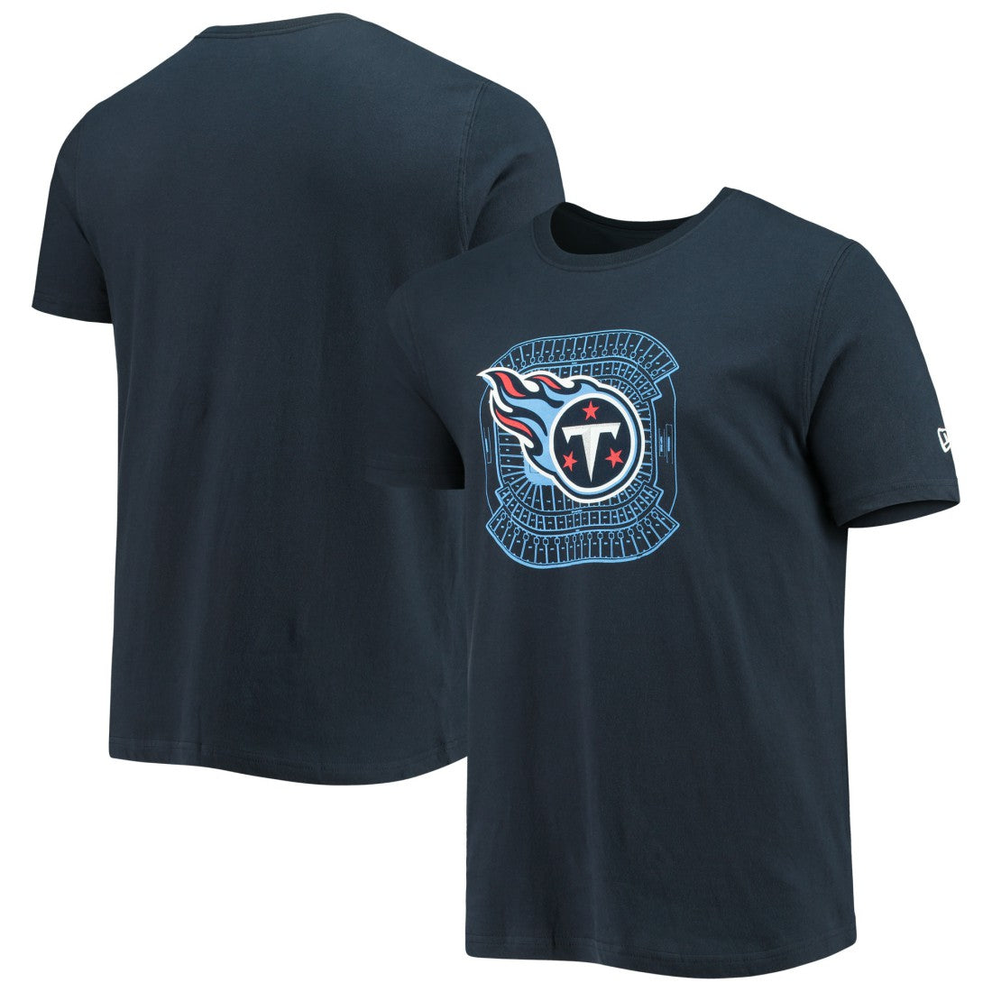 Tennessee Titans New Era Stadium T-Shirt Navy