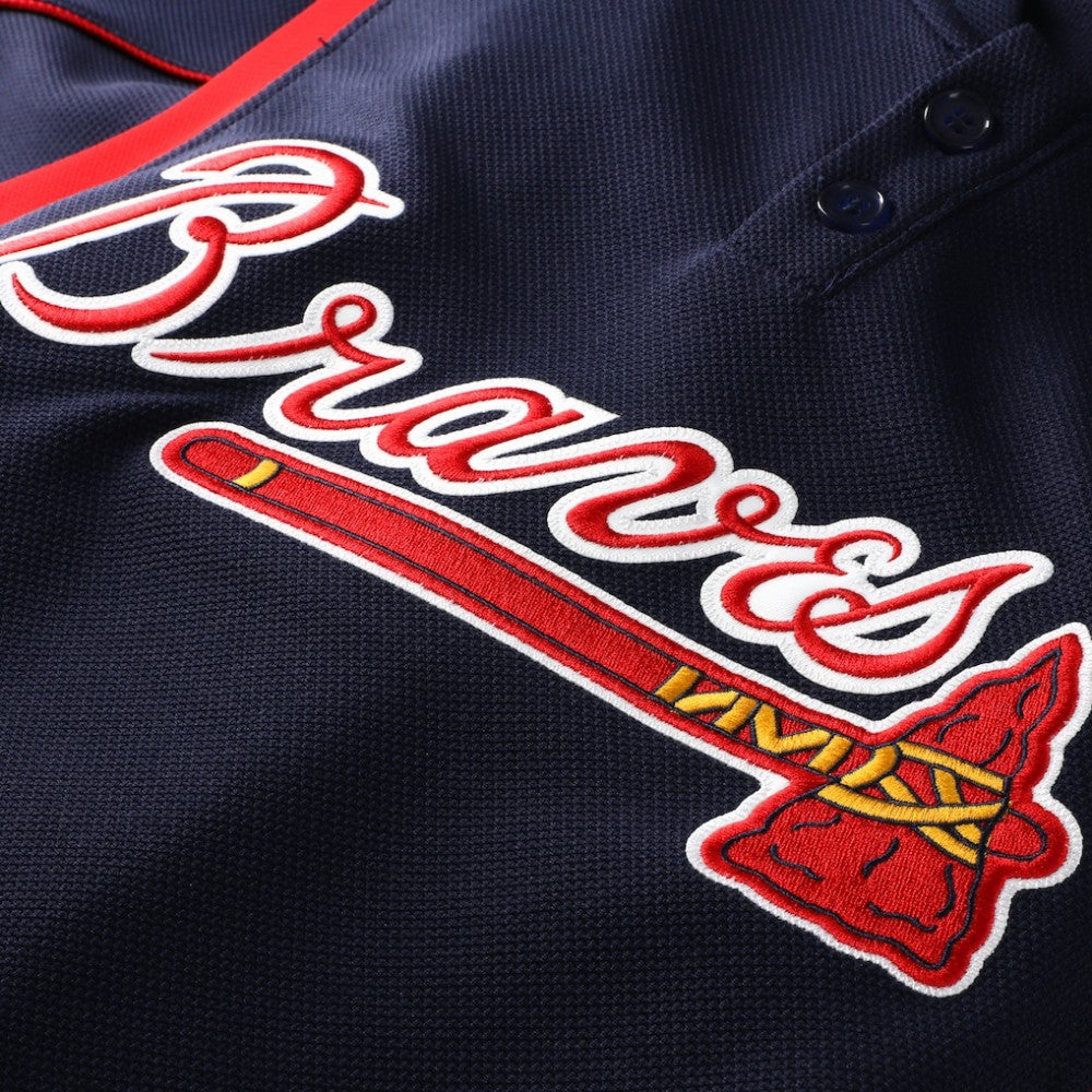 Chipper Jones Atlanta Braves Mitchell & Ness Authentic Batting Practice Jersey - Navy Jerseys