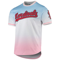 St. Louis Cardinals Pro Standard Ombre T-Shirt - Blue/Pink T-shirts