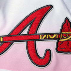 Atlanta Braves Pro Standard Team Logo Pro Ombre Shorts - Blue/Pink Shorts