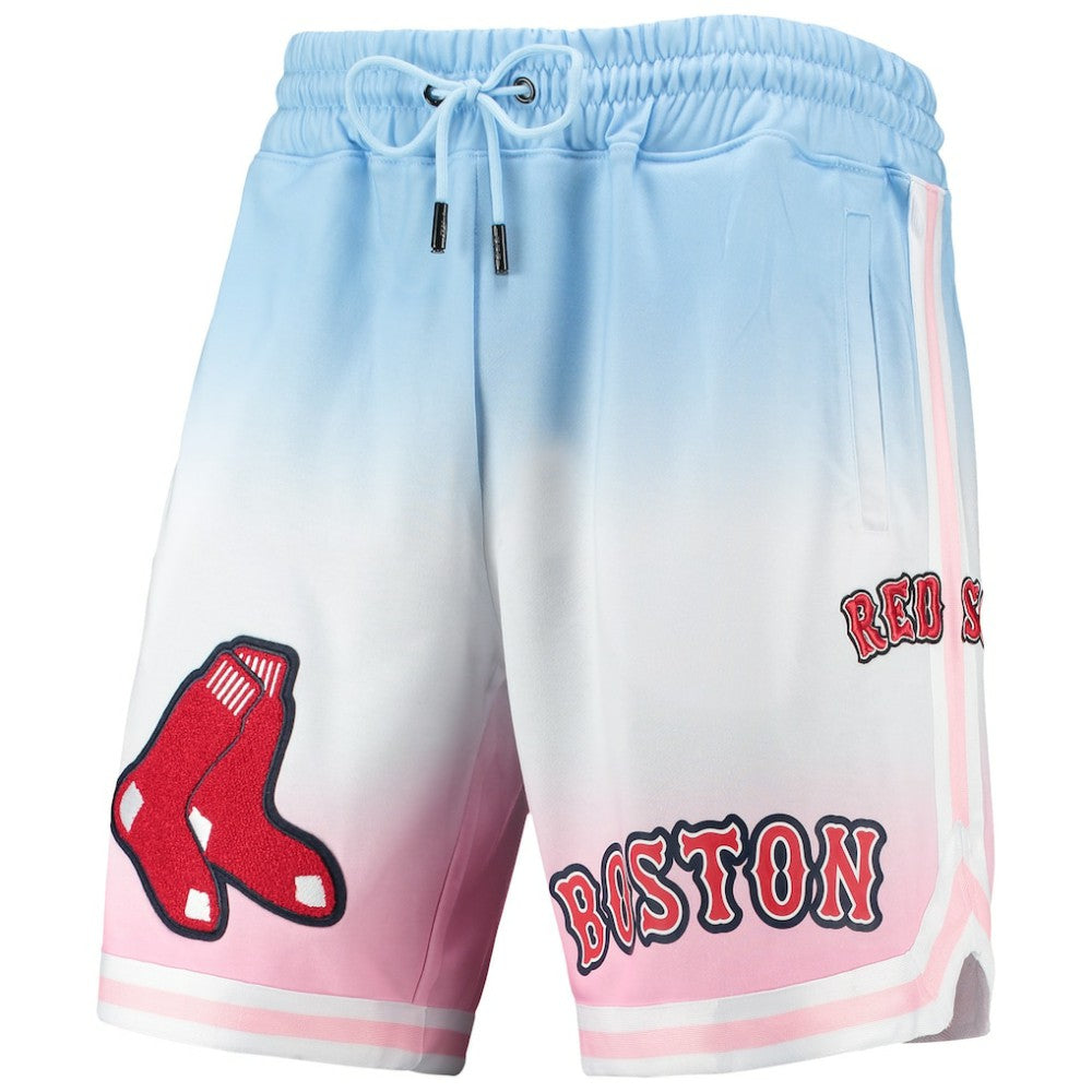 Boston Red Sox Pro Standard Team Logo Pro Ombre Shorts - Blue/Pink Shorts