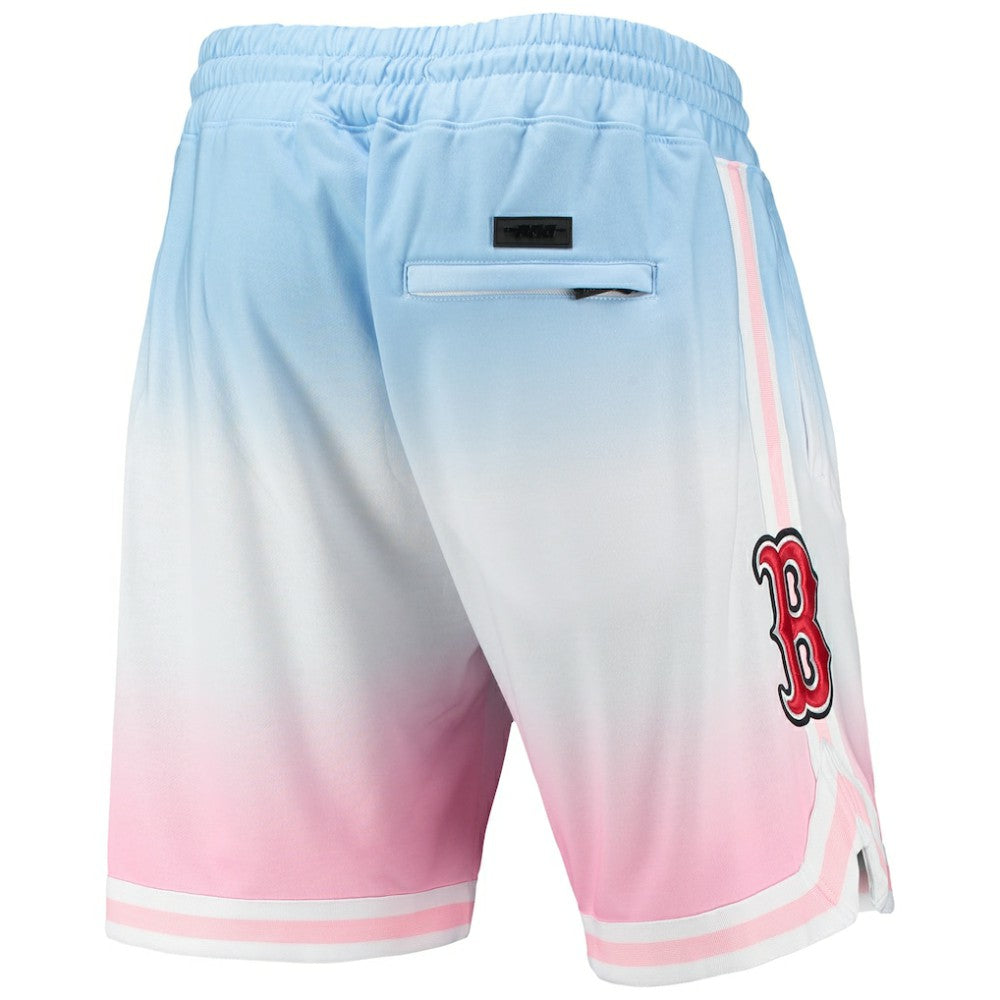 Boston Red Sox Pro Standard Team Logo Pro Ombre Shorts - Blue/Pink Shorts
