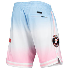 Houston Astros Pro Standard Team Logo Pro Ombre Shorts - Blue/Pink Shorts