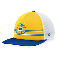 NHL St. Louis Blues Fanatics Special Edition 2.0 Trucker Snapback Adjustable Hat - Gold/Blue