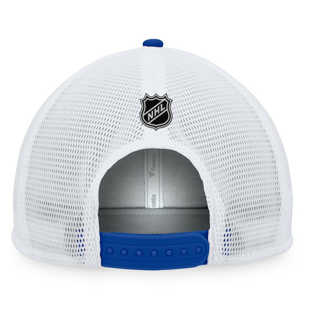 NHL St. Louis Blues Fanatics Special Edition 2.0 Trucker Snapback Adjustable Hat - Gold/Blue