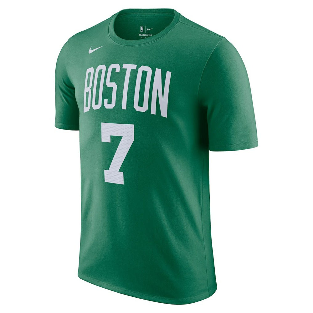 Jaylen Brown Boston Celtics Icon 2022/23 Name & Number T-Shirt Kelly Green