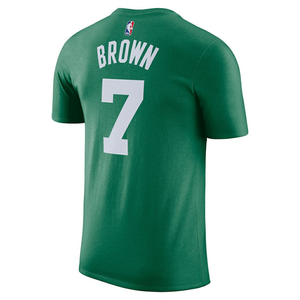 Jaylen Brown Boston Celtics Icon 2022/23 Name & Number T-Shirt Kelly Green