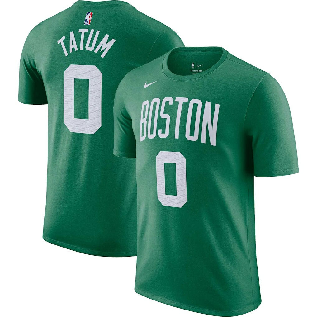Jayson Tatum Boston Celtics Icon 2022/23 Name & Number T-Shirt Kelly Green