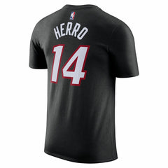 Tyler Herro Miami Heat Icon 2022/23 Name & Number T-Shirt Black