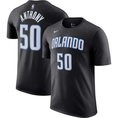 Cole Anthony Orlando Magic Icon 2022/23 Name & Number T-Shirt Black
