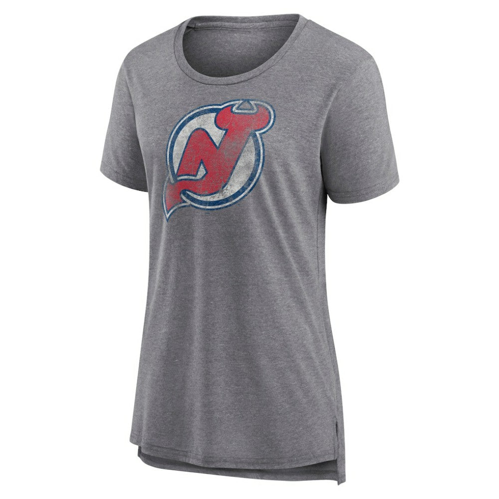 NHL New Jersey Devils Fanatics Women's Special Edition 2.0 Modern T-Shirt - Heather Gray