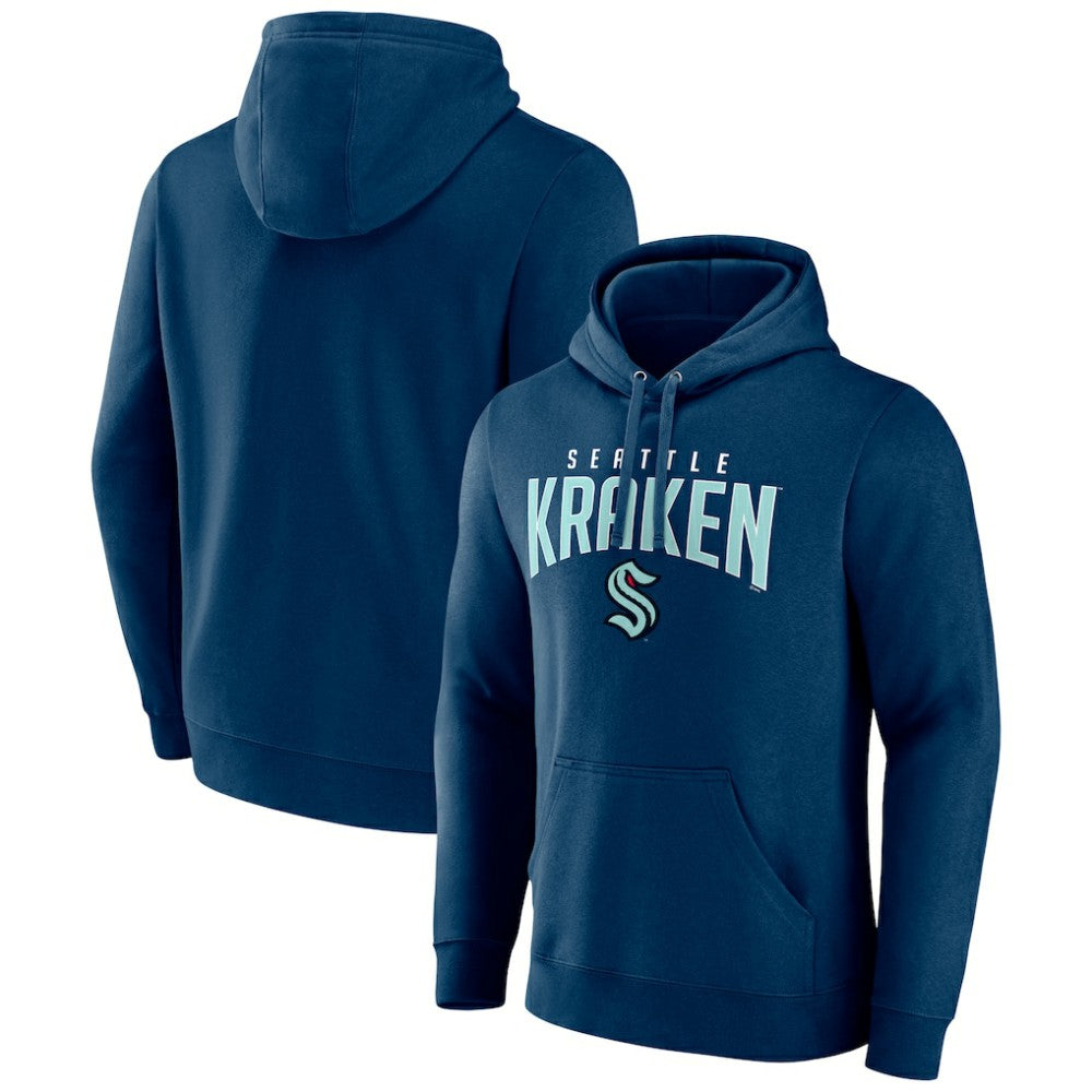 NHL Seattle Kraken Fanatics Special Edition 2.0 Wordmark Pullover Hoodie - Navy