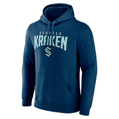 NHL Seattle Kraken Fanatics Special Edition 2.0 Wordmark Pullover Hoodie - Navy