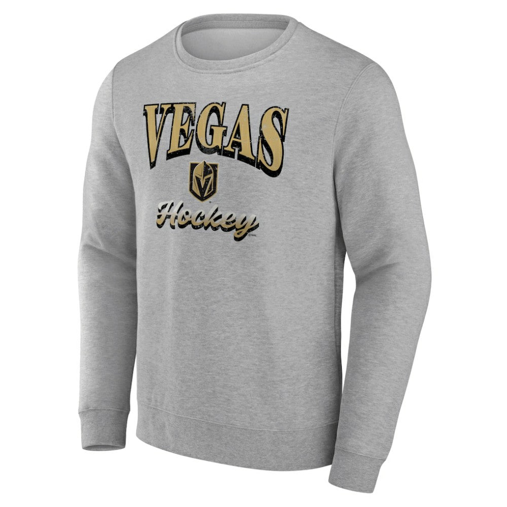 NHL Vegas Golden Knights Fanatics Special Edition 2.0 Pullover Sweatshirt - Heather Gray